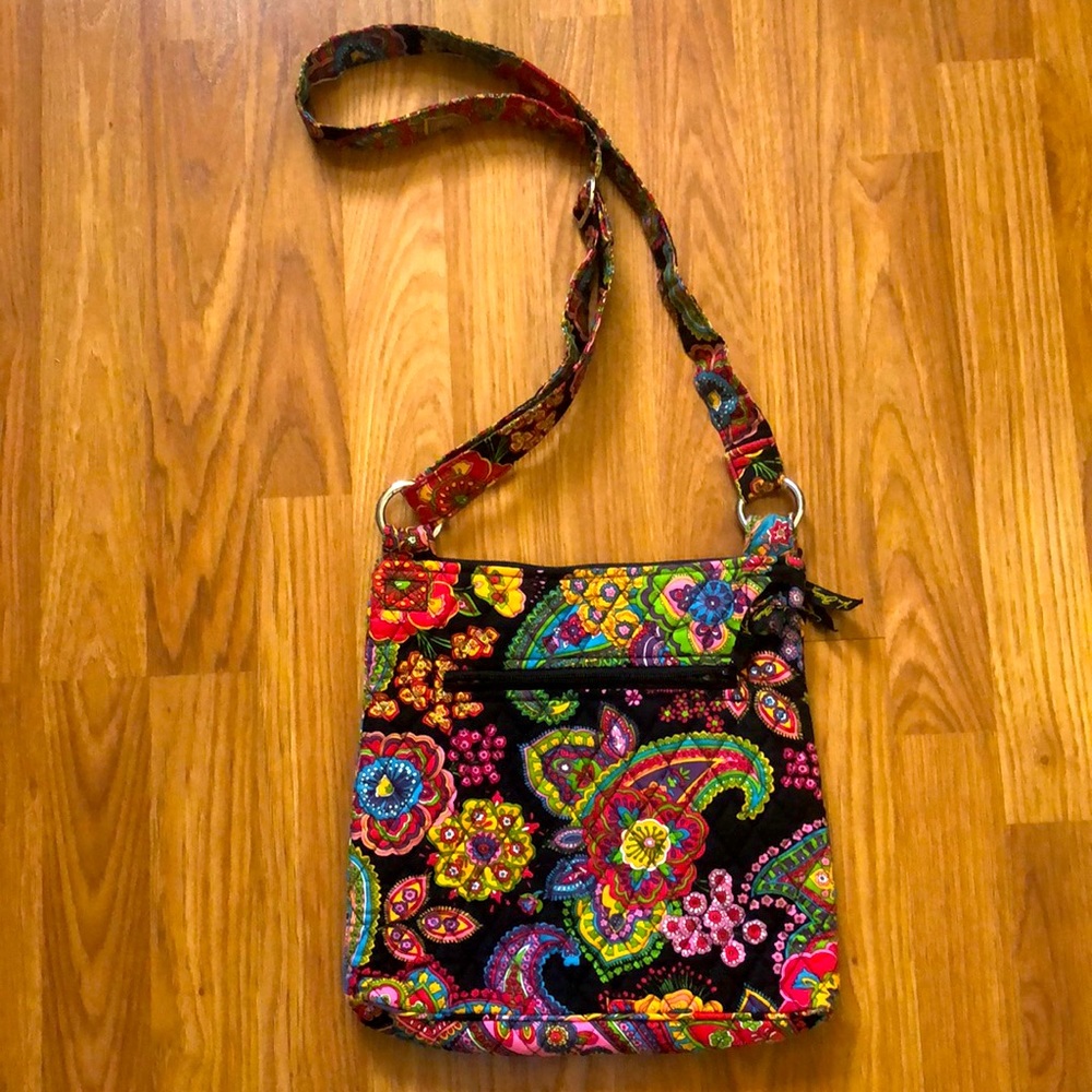 Vera Bradley Paisly Crossbody Shoulder Bag